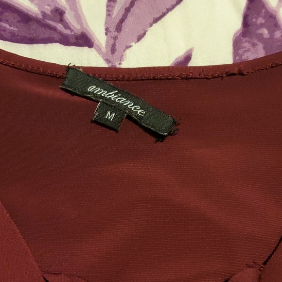 Burgundy romper - Picture 5 of 6